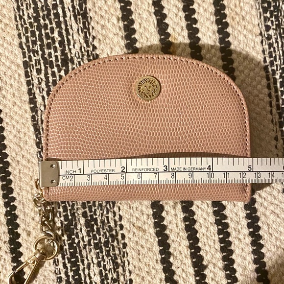 Mauve Faux Leather Mini Crossbody Bag w/ Wallet - Picture 13 of 16